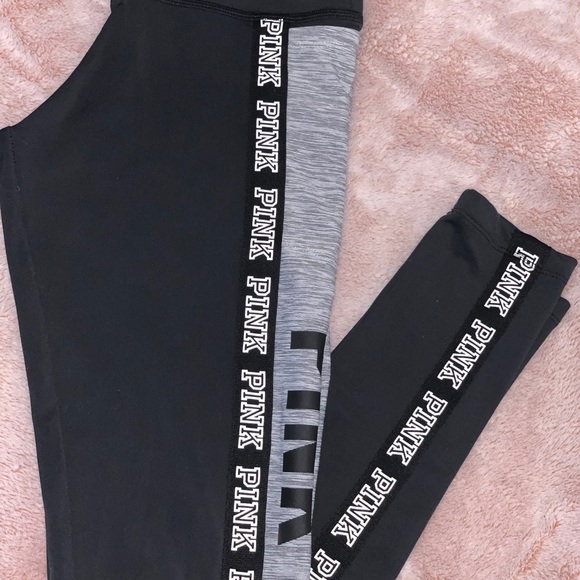 PINK VICTORIAS SECRET LEGGINGS - Picture 4 of 4